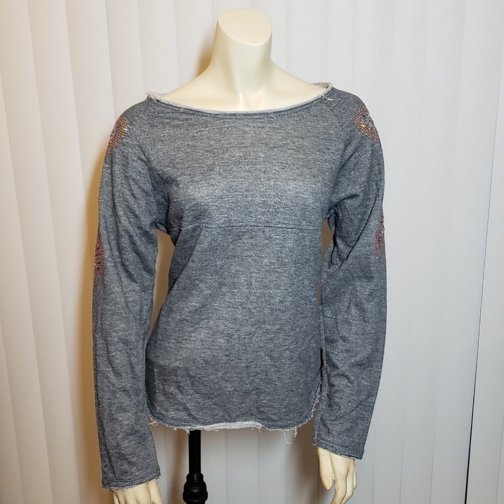 AMERICAL CLOTHING INC Rhinestone Sweatshirt - Picture 2 of 5